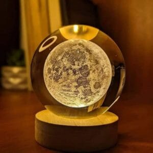 3D Crystal Moon Ball Night Lamp