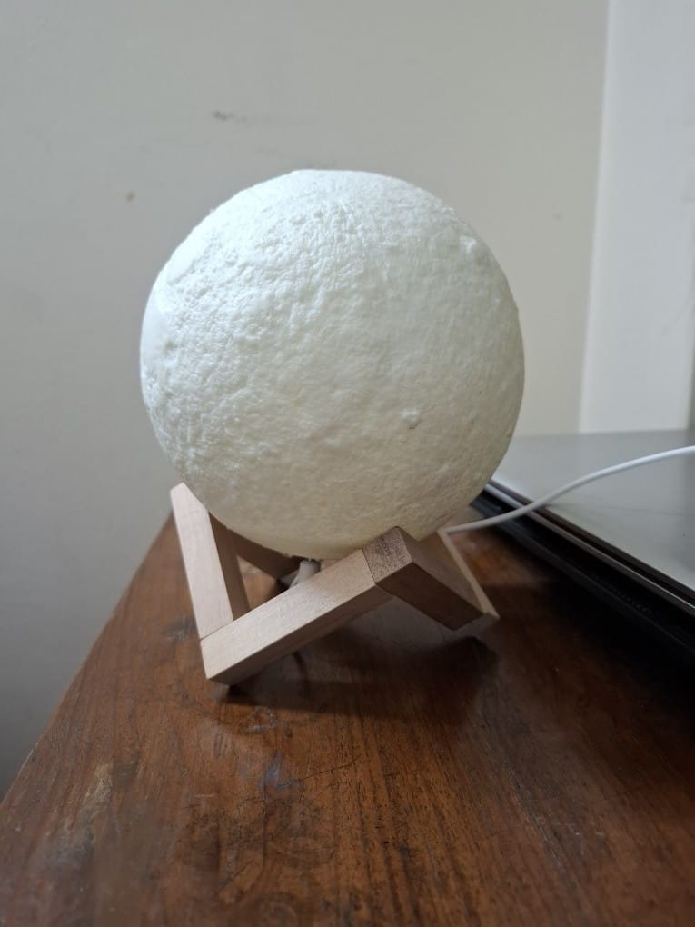 Moon Light Rechargeable LED Night Lamp | Romantic Bedroom & Home Decor Light - Image 2