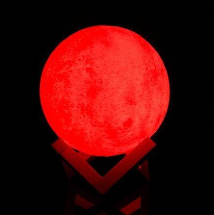 Moon Light Rechargeable LED Night Lamp | Romantic Bedroom & Home Decor Light - Image 4