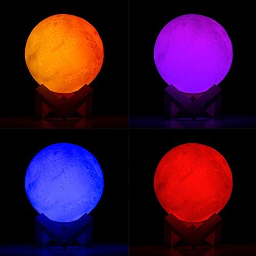 Moon Light Rechargeable LED Night Lamp | Romantic Bedroom & Home Decor Light - Image 5